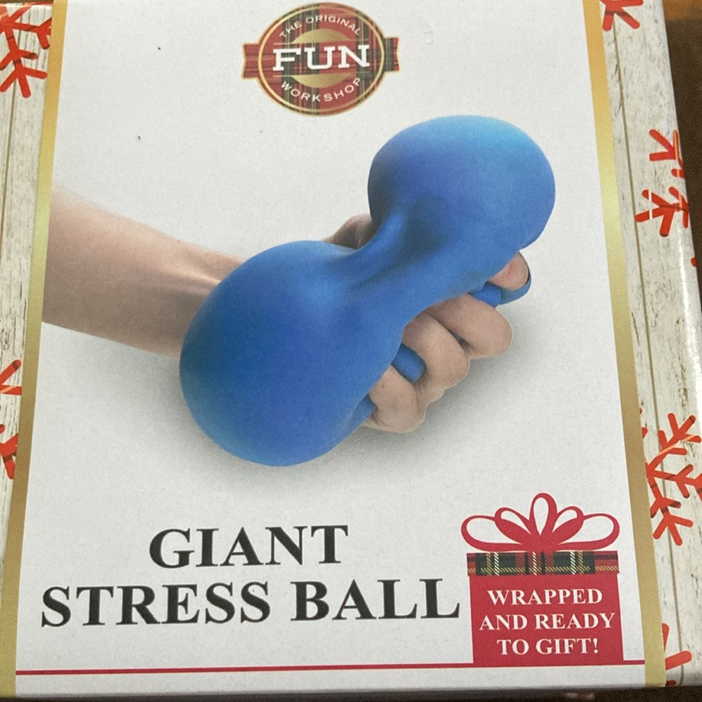 STRESS BALL Blue Giant Size 6 inches